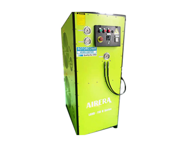 Stationery air brething compressor