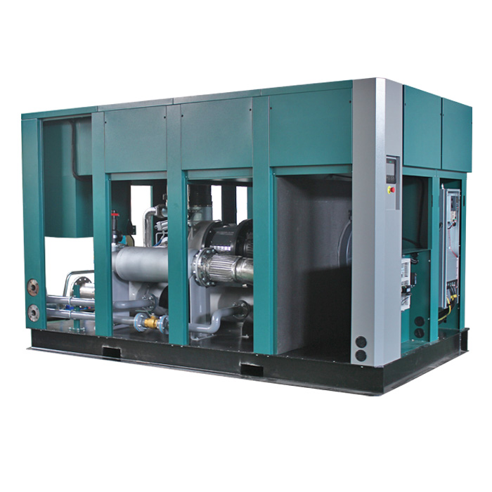 Oil-free (dry) VSD screw compressor