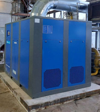 The delivery of AIRERA PM-VSD 250KW@100PSI AGCD compressor for cement production