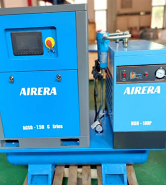 The delivery of AIRERA Tank-mounted AGSD compressor